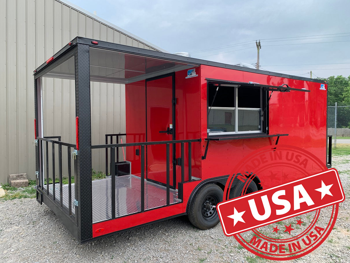 8.5x20' Equipped BBQ Trailer