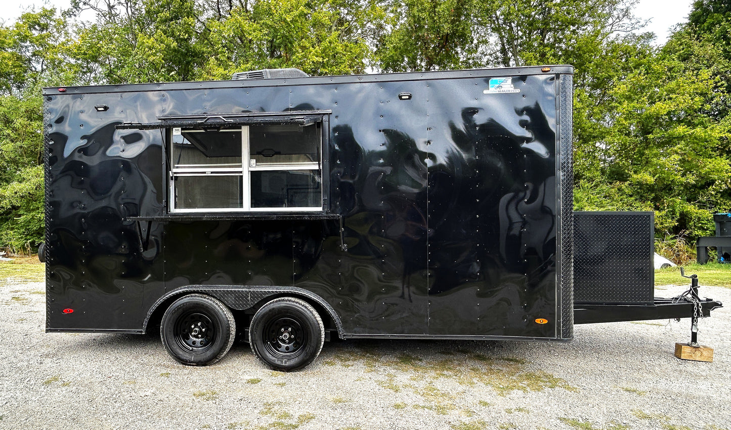 Available Now! 8.5x16 Equipped Food Trailer