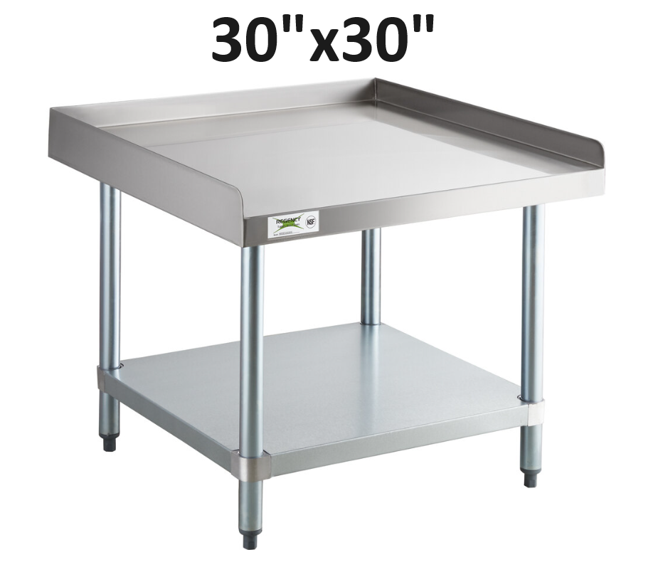 SS Equipment Stands - Choose Your Width!