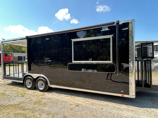 *In Stock! 8.5x24 Equipped BBQ Trailer