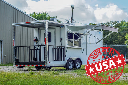 8.5x22 Equipped BBQ Trailer