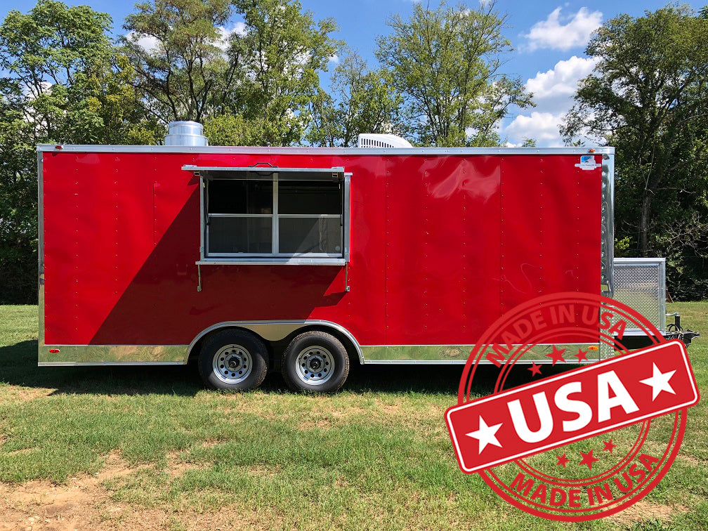 8.5x20 Equipped Food Trailer