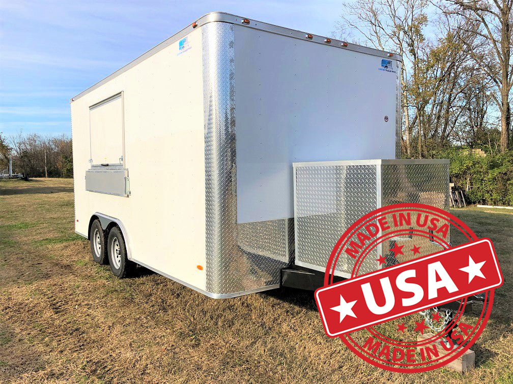 8.5x16 Equipped Concession Trailer