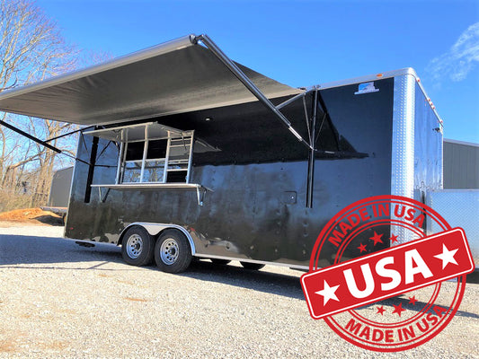 8.5x22 Equipped Concession Trailer with Bathroom