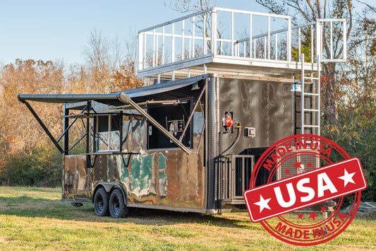 8.5x24 Equipped BBQ Trailer